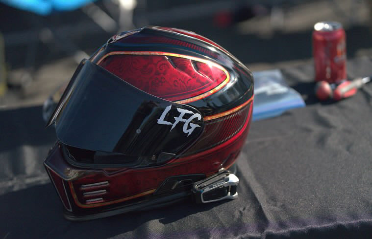 Custom painted helmet commission
