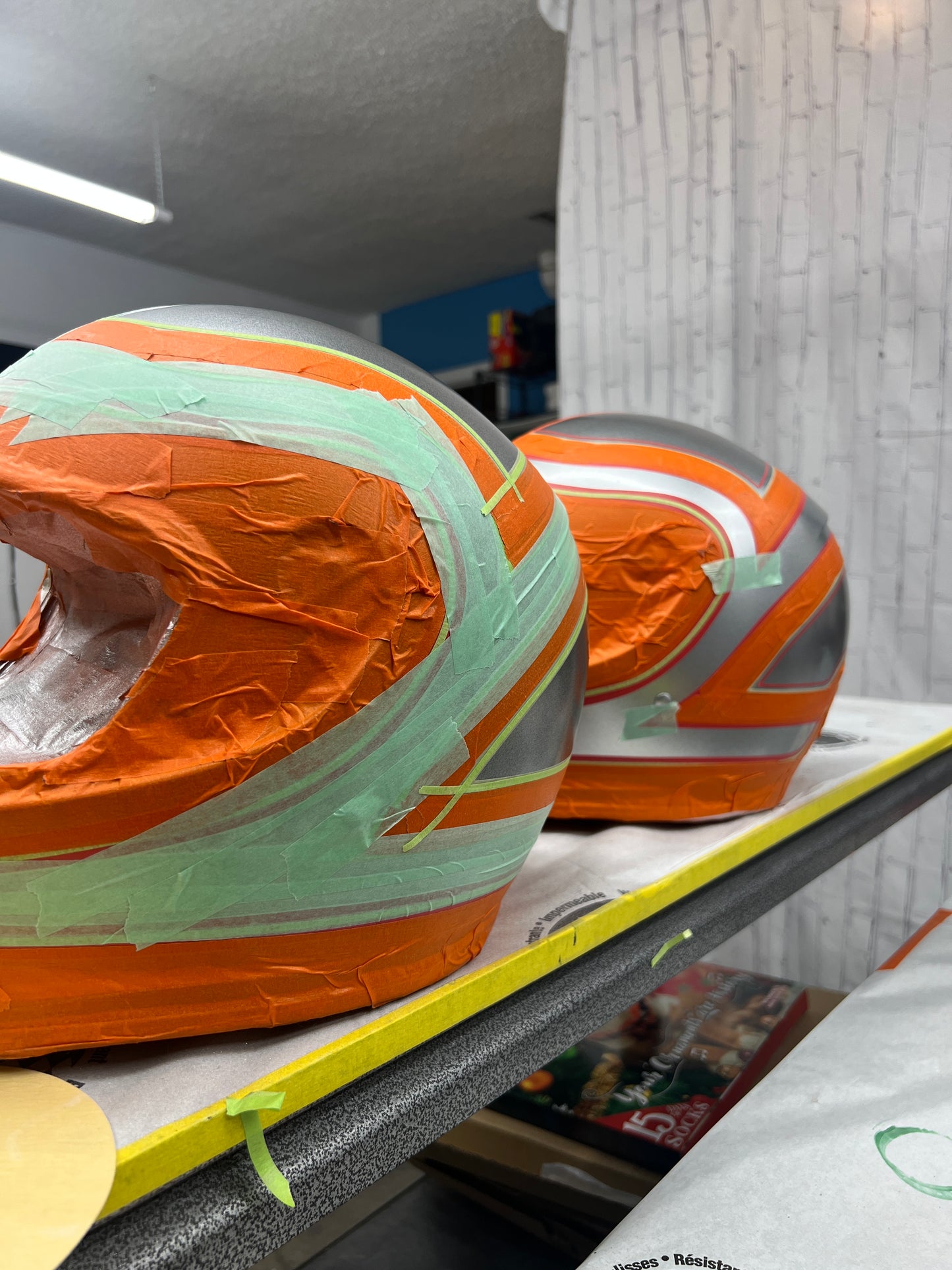 Custom painted helmet commission